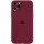 Чохол Silicone Case Full Camera Protective (AA) для Apple iPhone 12 Pro Max (6.7") Бордовий / Plum