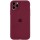 Чехол Silicone Case Full Camera Protective (AA) для Apple iPhone 12 Pro Max (6.7") Бордовый / Plum