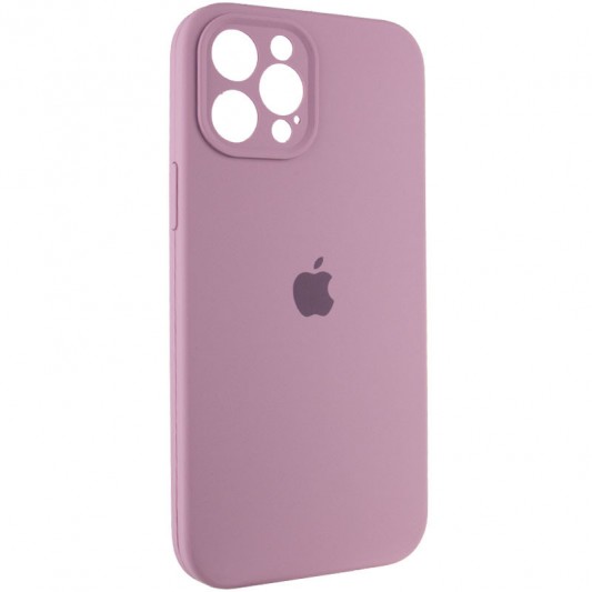 Чохол Silicone Case Full Camera Protective (AA) для Apple iPhone 12 Pro Max (6.7") Ліловий / Lilac Pride - зображення 1 