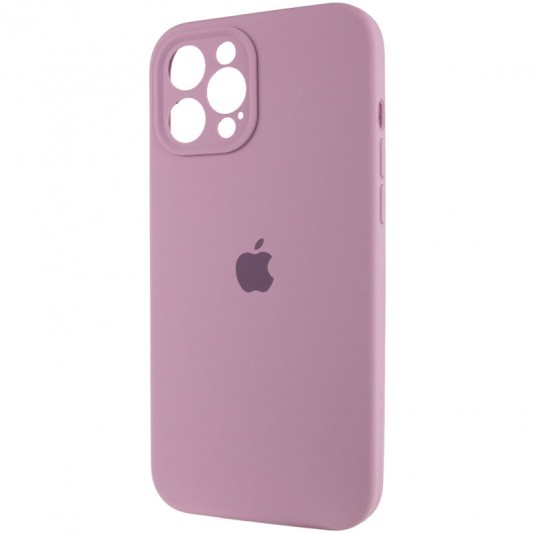 Чохол Silicone Case Full Camera Protective (AA) для Apple iPhone 12 Pro Max (6.7") Ліловий / Lilac Pride - зображення 2 