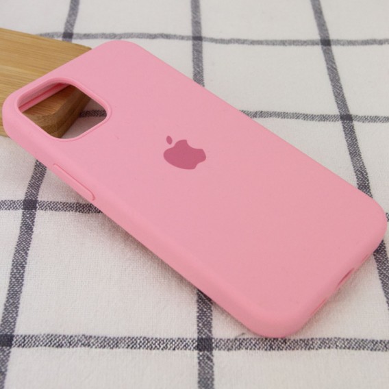 Чохол для Apple iPhone 13 mini (5.4"") - Silicone Case Full Protective (AA) (Рожевий / Light pink)