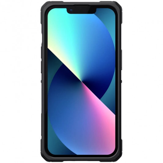 TPU+PC чохол Nillkin CamShield Adventurer (шторка на камеру) для Apple iPhone 13 (6.1") Чорний - зображення 1 