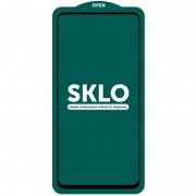Защитное стекло SKLO 5D (тех.пак) для Samsung Galaxy A53 5G Черный / Белая подложка