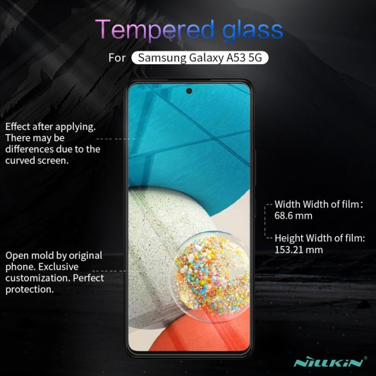 Защитное стекло Nillkin (H) для Samsung Galaxy A53 5G Прозрачный - изображение 3