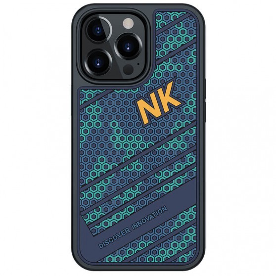 TPU+PC чохол для Apple iPhone 13 Pro Max (6.7"") - Nillkin Striker (Blue / Green)
