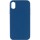 TPU чохол Bonbon Metal Style для Apple iPhone XS Max (6.5") Синій / Denim Blue