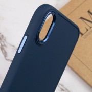 TPU Чохол для Apple iPhone XS Max (6.5"") - Bonbon Metal Style (Синій / Cosmos blue)