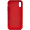 TPU чехол для Apple iPhone XS Max (6.5"") - Bonbon Metal Style (Красный / Red)