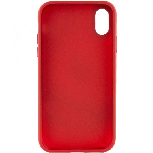 TPU чохол Bonbon Metal Style для Apple iPhone XS Max (6.5") Червоний / Red - зображення 2 