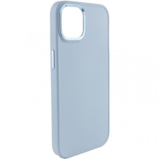 TPU чехол для Apple iPhone 13 (6.1"") - Bonbon Metal Style (Голубой / Mist blue)