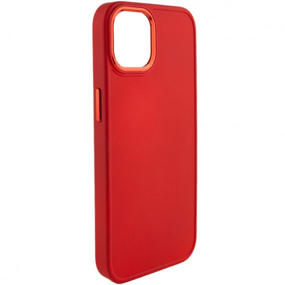 TPU чехол для Apple iPhone 13 (6.1"") - Bonbon Metal Style (Красный / Red)