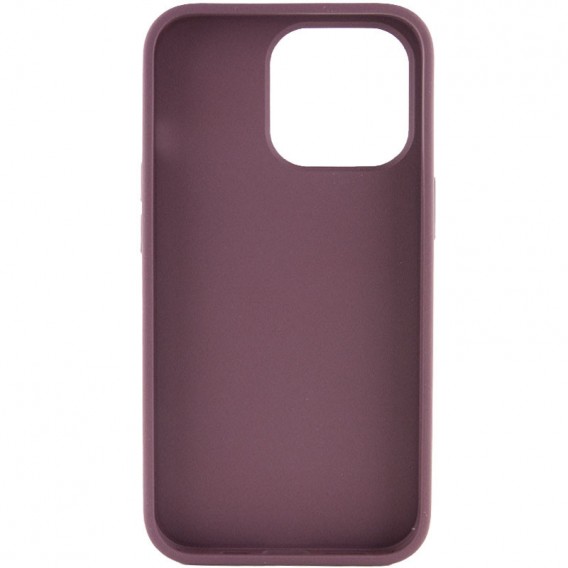 TPU чохол для Apple iPhone 13 Pro (6.1"") - Bonbon Metal Style (Бордовий / Plum)