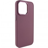TPU чохол Bonbon Metal Style для Apple iPhone 13 Pro (6.1") Бордовий / Plum TPU чохол Bonbon Metal Style для Apple iPhone 13 Pro (6.1") Бордовий / Plum