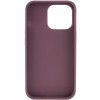 TPU чехол для Apple iPhone 13 Pro Max (6.7"") - Bonbon Metal Style (Бордовый / Plum)
