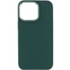 TPU чехол для Apple iPhone 13 Pro Max (6.7"") - Bonbon Metal Style (Зеленый / Pine green)