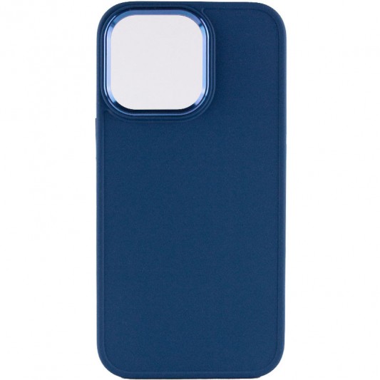 TPU чохол Bonbon Metal Style для Apple iPhone 13 Pro Max (6.7") Синій / Cosmos blue - зображення 1 