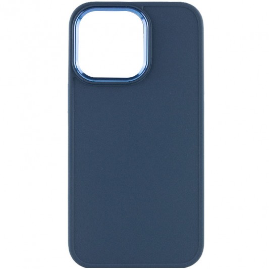 TPU чохол Bonbon Metal Style для Apple iPhone 13 Pro Max (6.7") Синій / Denim Blue - зображення 1 