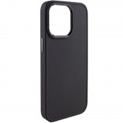 TPU чохол Bonbon Metal Style для Apple iPhone 13 Pro Max (6.7") Чорний / Black