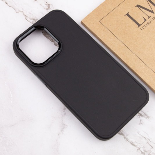 TPU чохол Bonbon Metal Style для Apple iPhone 13 Pro Max (6.7") Чорний / Black - зображення 3 