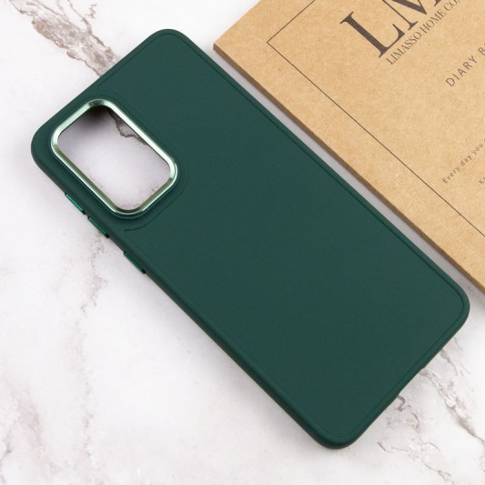 TPU чохол Bonbon Metal Style для Samsung Galaxy A33 5G Зелений / Army green - зображення 3 