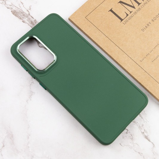 TPU чохол Bonbon Metal Style для Samsung Galaxy A33 5G Зелений / Pine green - зображення 3 