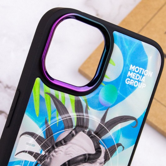 TPU+PC чехол Funny pictures with MagSafe для Apple iPhone 12 Pro Max (6.7") Colossus - изображение 4