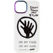 TPU+PC чехол Funny pictures with MagSafe для Apple iPhone 12 Pro Max (6.7") Don't touch