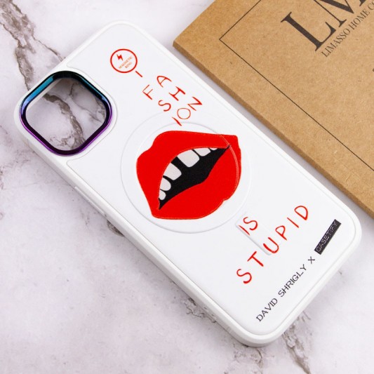 TPU+PC чехол Funny pictures with MagSafe для Apple iPhone 13 (6.1") Fashion - изображение 4