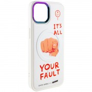 TPU+PC чехол для Apple iPhone 13 (6.1"") - Funny pictures with MagSafe (It's all)