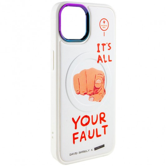 TPU+PC чехол Funny pictures with MagSafe для Apple iPhone 13 (6.1") It's all - изображение 1