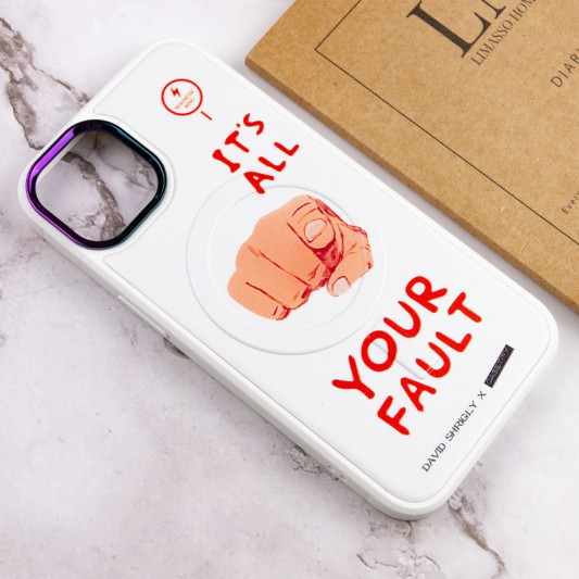 TPU+PC чехол Funny pictures with MagSafe для Apple iPhone 13 (6.1") It's all - изображение 3