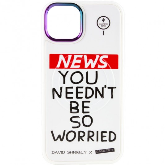 TPU+PC чехол Funny pictures with MagSafe для Apple iPhone 13 (6.1") News