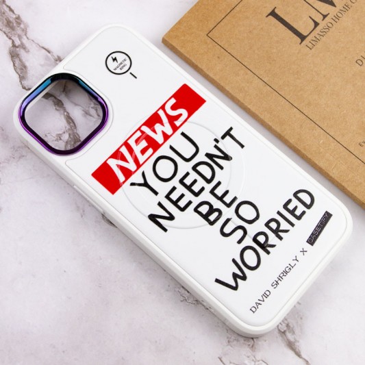 TPU+PC чехол Funny pictures with MagSafe для Apple iPhone 13 (6.1") News - изображение 3