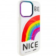 TPU+PC чехол для Apple iPhone 13 Pro (6.1"") - Funny pictures with MagSafe (Be Nice)