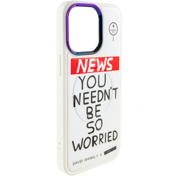 TPU+PC чехол для Apple iPhone 13 Pro (6.1"") - Funny pictures with MagSafe (News)