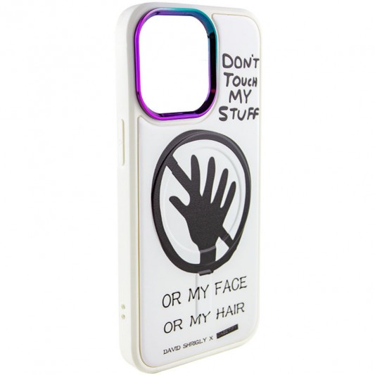 TPU+PC чехол Funny pictures with MagSafe для Apple iPhone 13 Pro (6.1") Don't touch - изображение 1