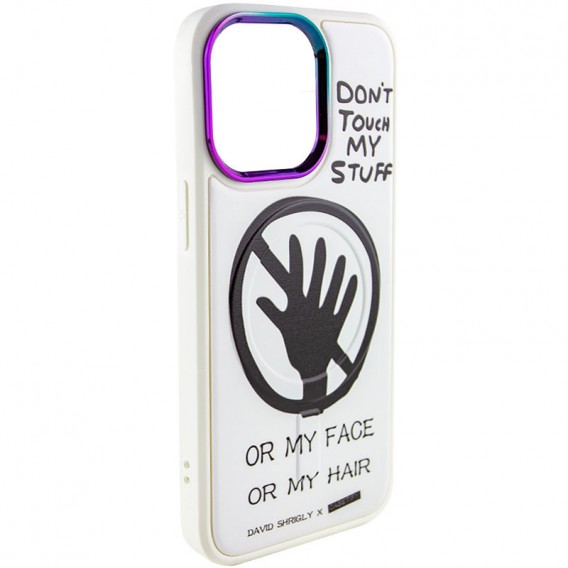 TPU+PC чехол для Apple iPhone 13 Pro (6.1"") - Funny pictures with MagSafe (Don't touch)