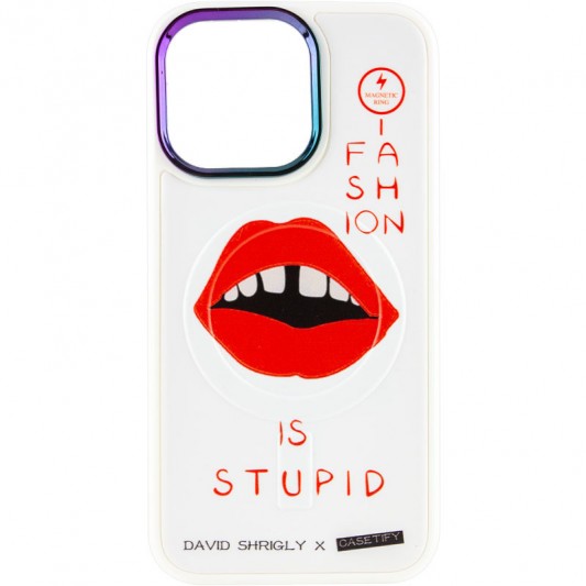TPU+PC чехол Funny pictures with MagSafe для Apple iPhone 13 Pro Max (6.7") Fashion