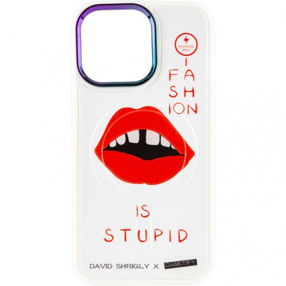 TPU+PC чехол Funny pictures with MagSafe для Apple iPhone 13 Pro Max (6.7") Fashion