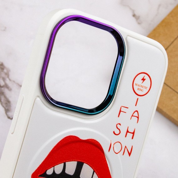 TPU+PC чехол для Apple iPhone 13 Pro Max (6.7"") - Funny pictures with MagSafe (Fashion)