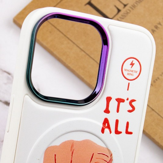 TPU+PC чехол Funny pictures with MagSafe для Apple iPhone 13 Pro Max (6.7") It's all - изображение 4