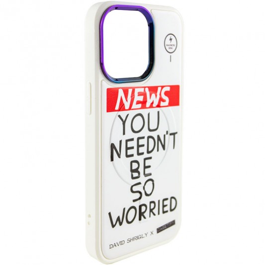 TPU+PC чехол Funny pictures with MagSafe для Apple iPhone 13 Pro Max (6.7") News - изображение 1