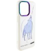 TPU+PC чохол для Apple iPhone 13 Pro Max (6.7"") - Funny pictures with MagSafe (Wolf)