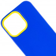 Чохол Apple iPhone 13 Pro Max (6.7"") - TPU+PC Bichromatic (Navy Blue / Yellow)
