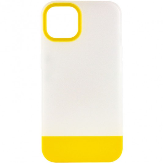 Чохол TPU+PC Bichromatic для Apple iPhone 13 (6.1") Matte / Yellow