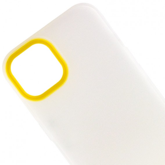 Чохол Apple iPhone 13 (6.1"") - TPU+PC Bichromatic (Matte / Yellow)