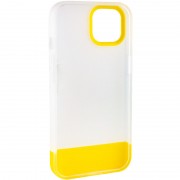 Чохол Apple iPhone 13 (6.1"") - TPU+PC Bichromatic (Matte / Yellow)