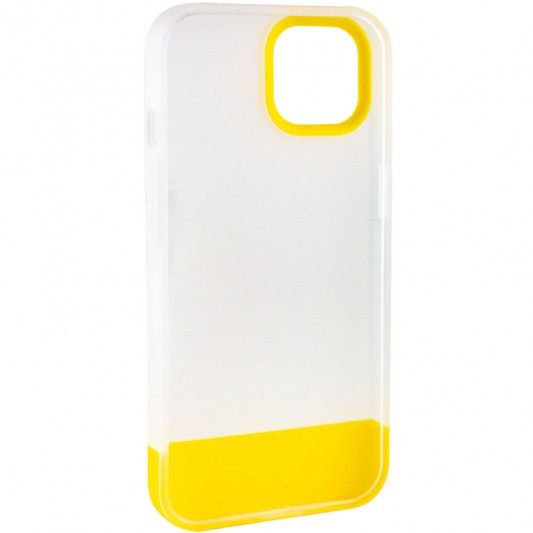 Чохол TPU+PC Bichromatic для Apple iPhone 13 (6.1") Matte / Yellow - зображення 2 
