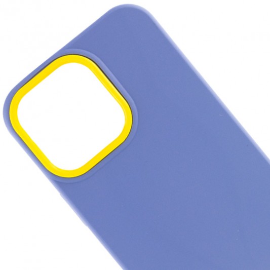Чохол TPU+PC Bichromatic для Apple iPhone 13 Pro (6.1") Blue / Yellow - зображення 1 
