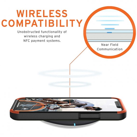 Чохол для Apple iPhone 13 Pro (6.1"") - TPU UAG CIVILIAN series (Чорний)